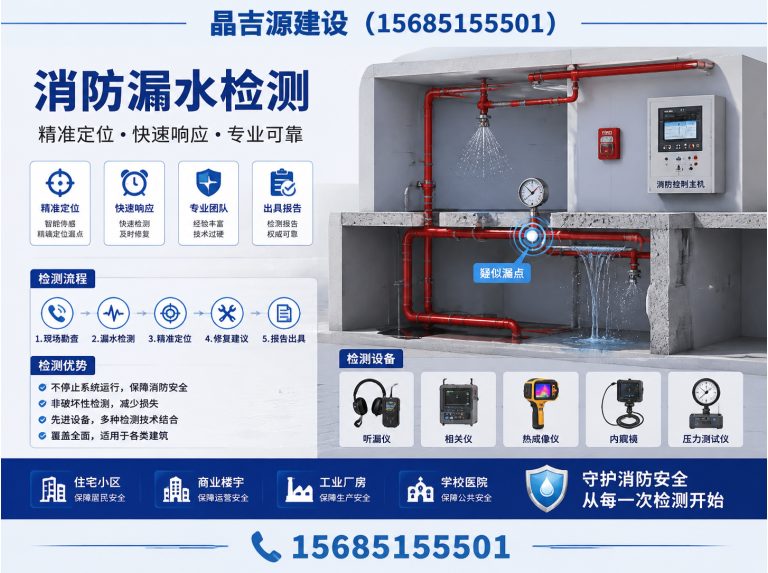 观山湖区消防漏水检测展示图