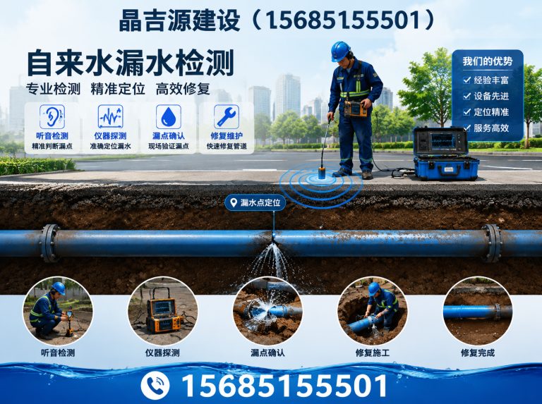 观山湖区贵州管道漏水检测展示图
