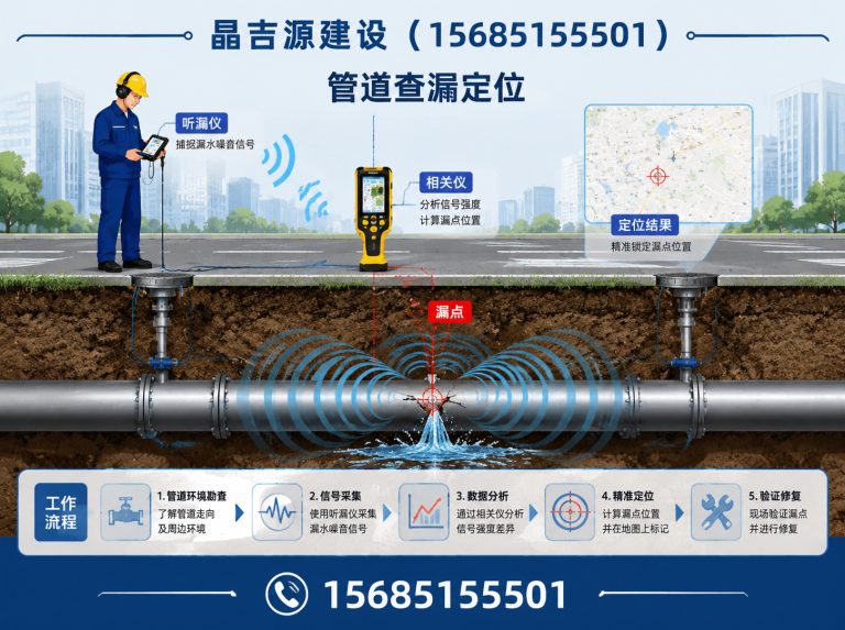 观山湖区自来水漏水检测展示图